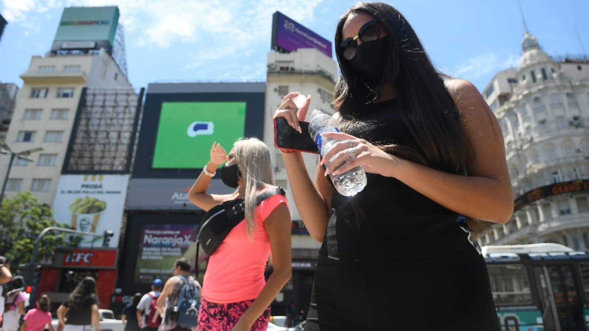 El calor sofocante se siente en el AMBA (Crónica/Pablo Villán)