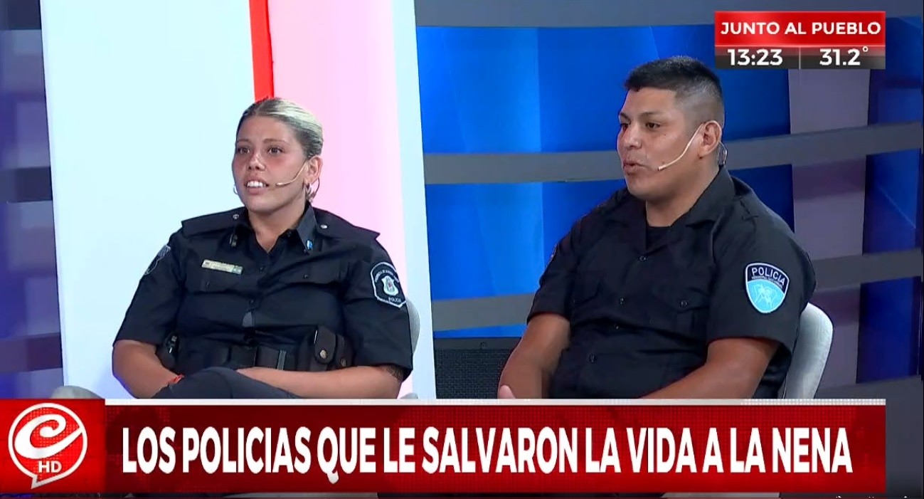 El estremecedor relato de los policías que salvaron a la nena ahogada.