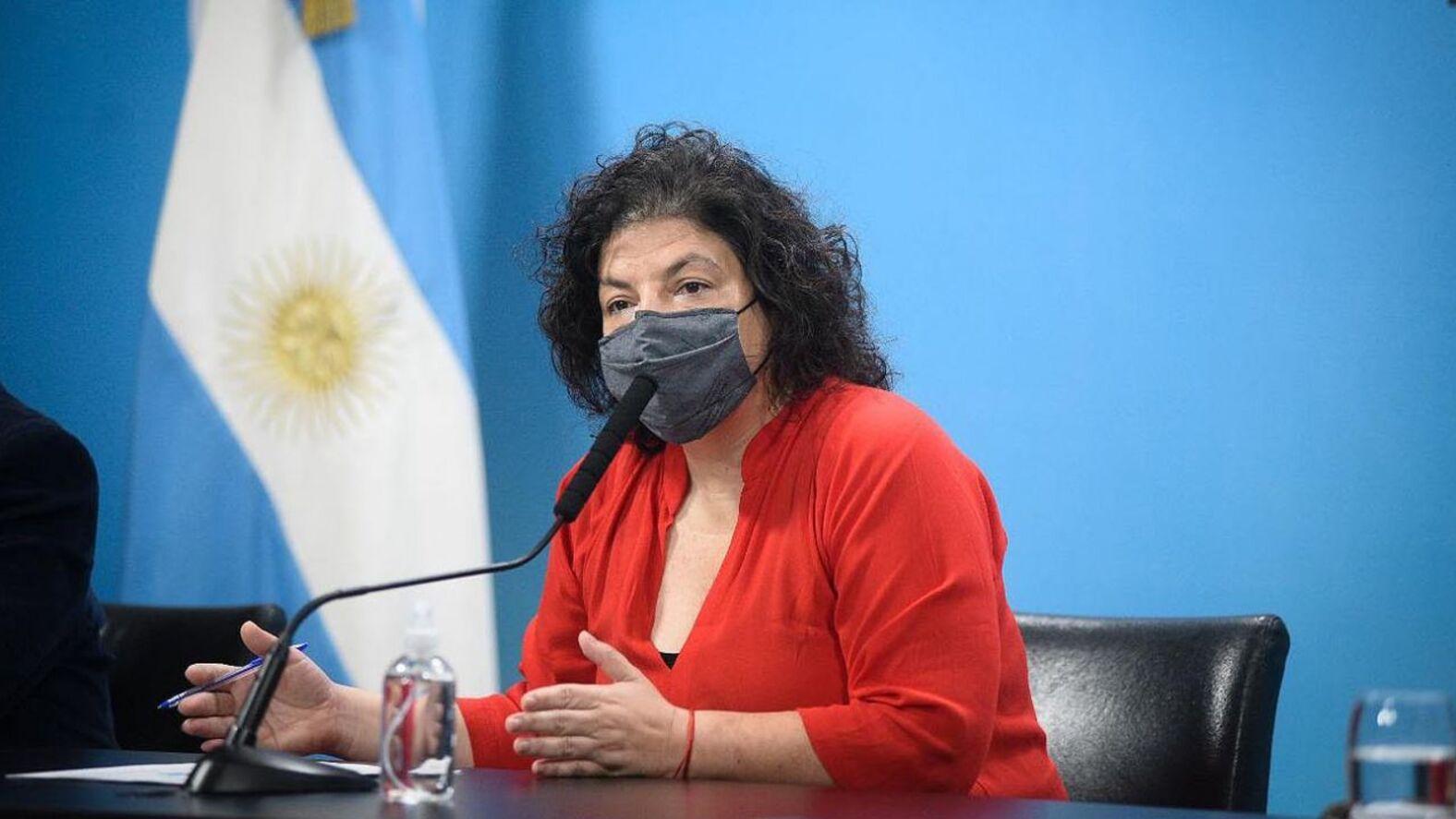 La ministra de Salud de la Nación, Carla Vizzotti, habló en medio del aumento de casos impulsados por la variante Ómicron..