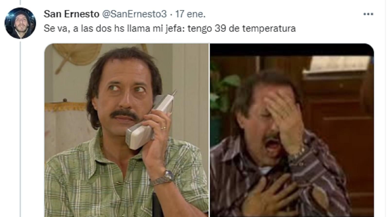 Contó cómo se contagió de coronavirus con un hilo de memes de Francella y se volvió viral en Twitter.