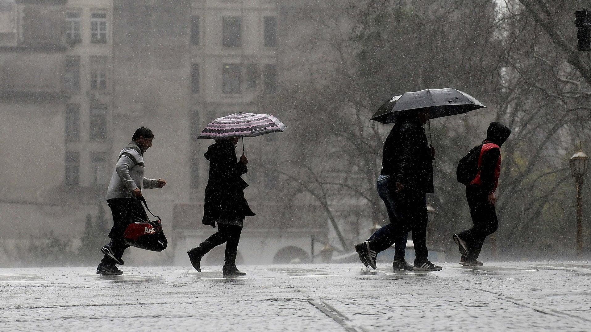 Navidad pasada por agua: alerta amarilla por tormentas fuertes y posible caída de granizo (Archivo).