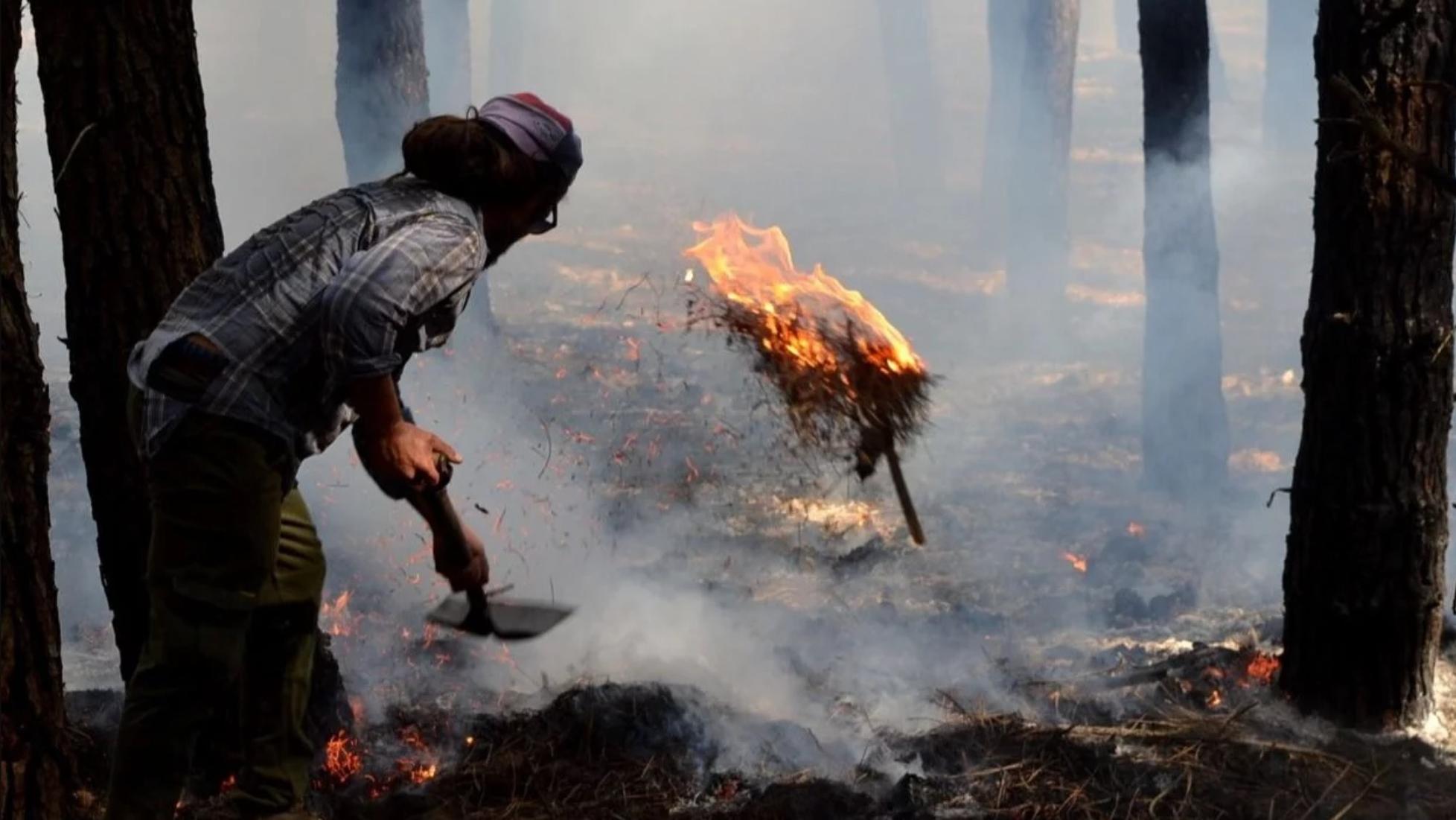 Los bomberos tuvieron que trabajar arduamente para extinguir las llamas.