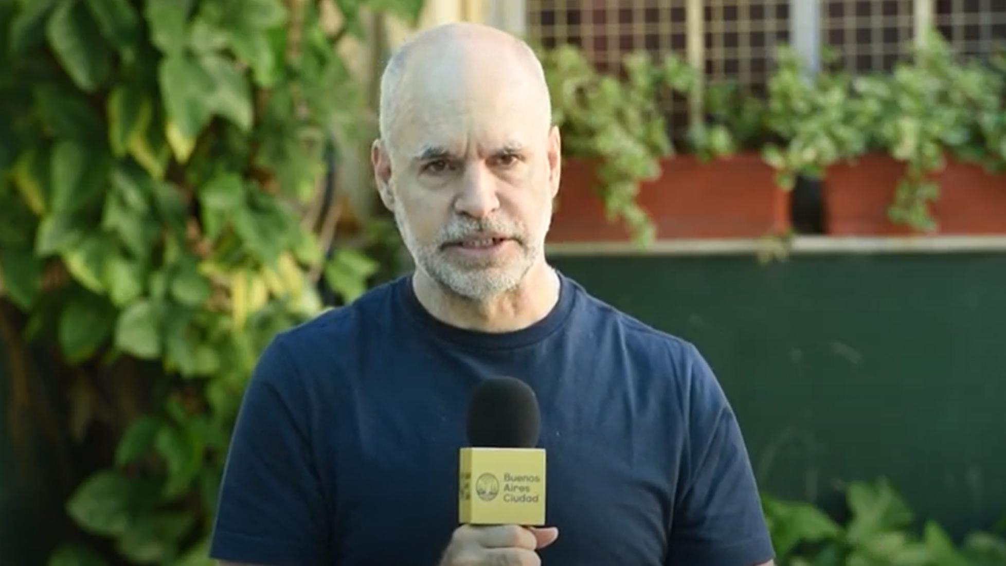 Larreta resaltó la importancia de la presencialidad en las escuelas para este 2022 (captura de pantalla).