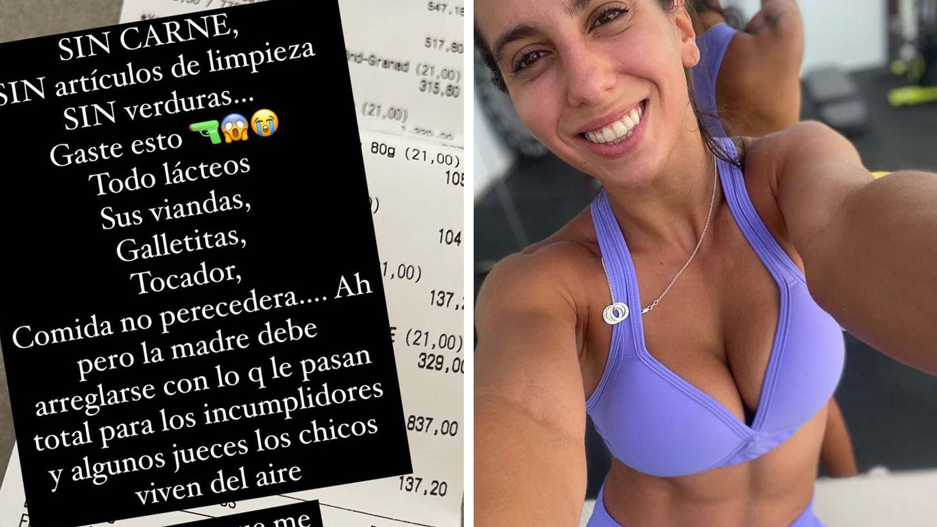 Cinthia Fernández se quejó de la cuota alimentaria que le pasa Matías Defederico.