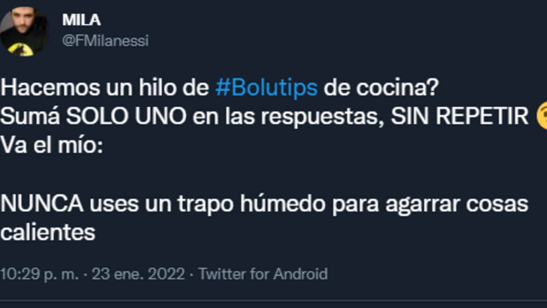 El hilo de Twitter tiene casi 25 mil me gustas y más de 1000 comentarios.