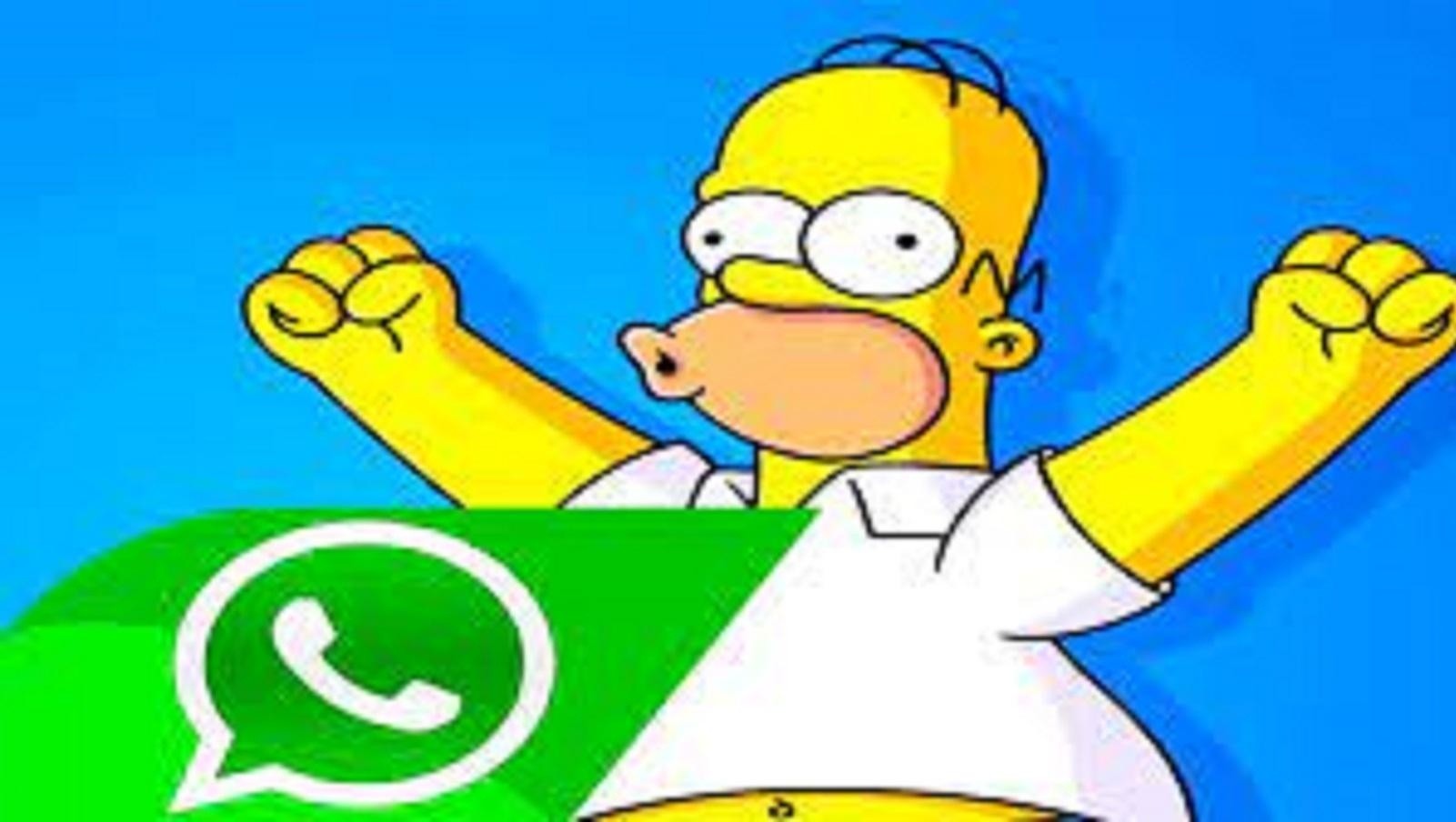 Se puede programar WhatsApp para que Homero Simpson te de el alerta de mensaje.