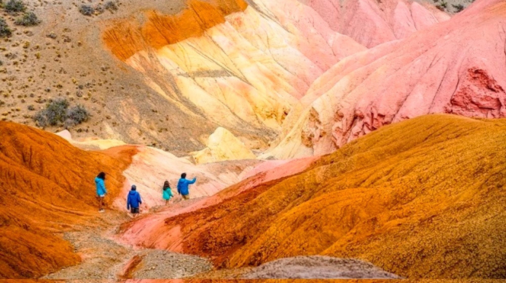 Poco conocido, el sendero Tierra de Colores es una joyita del paisaje sureño.