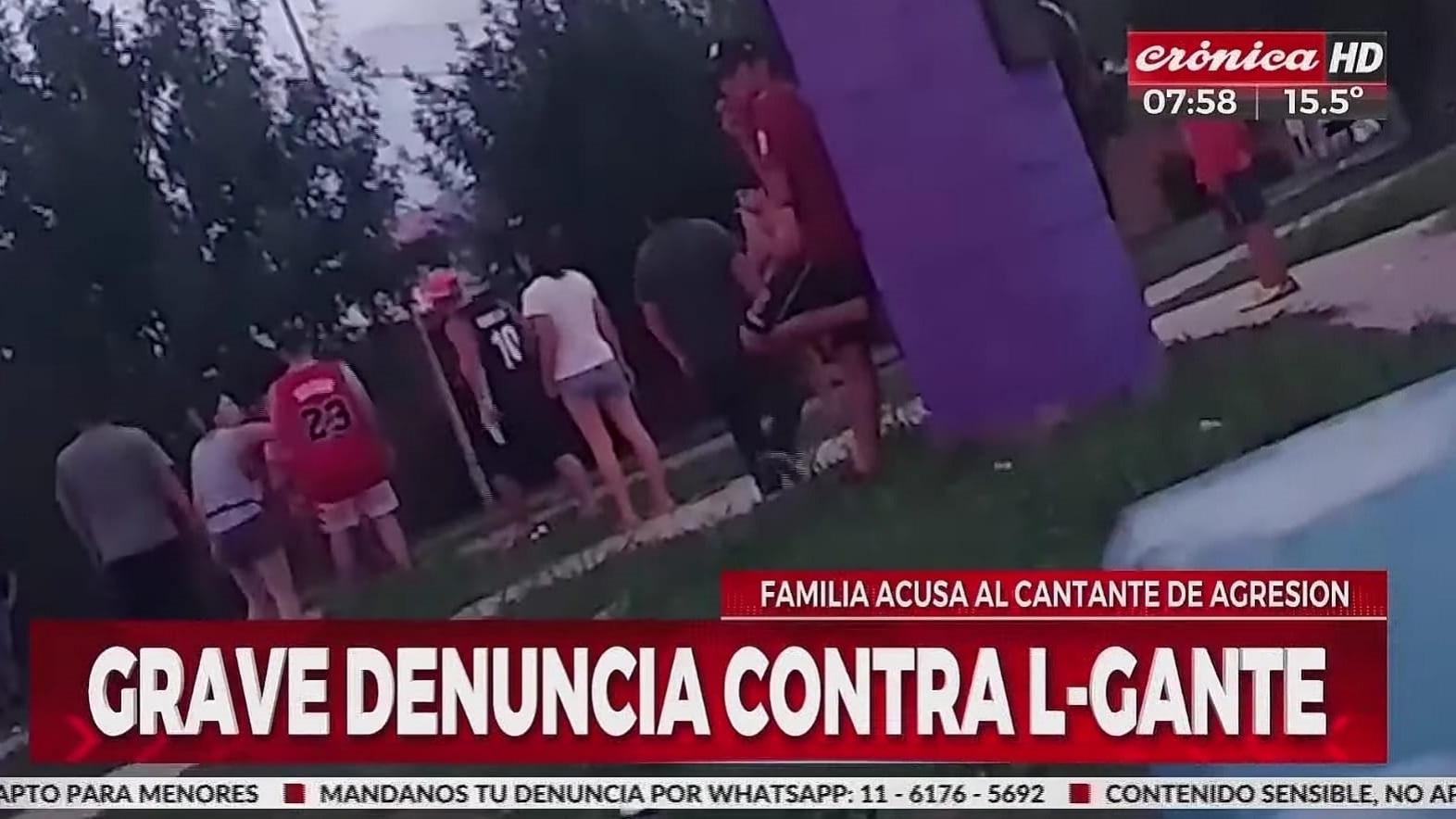 L-Gante habría amenazado a un joven con un arma de fuego acusándolo de haber entrado a su casa a robar. (Instagram @lgante_keloke)