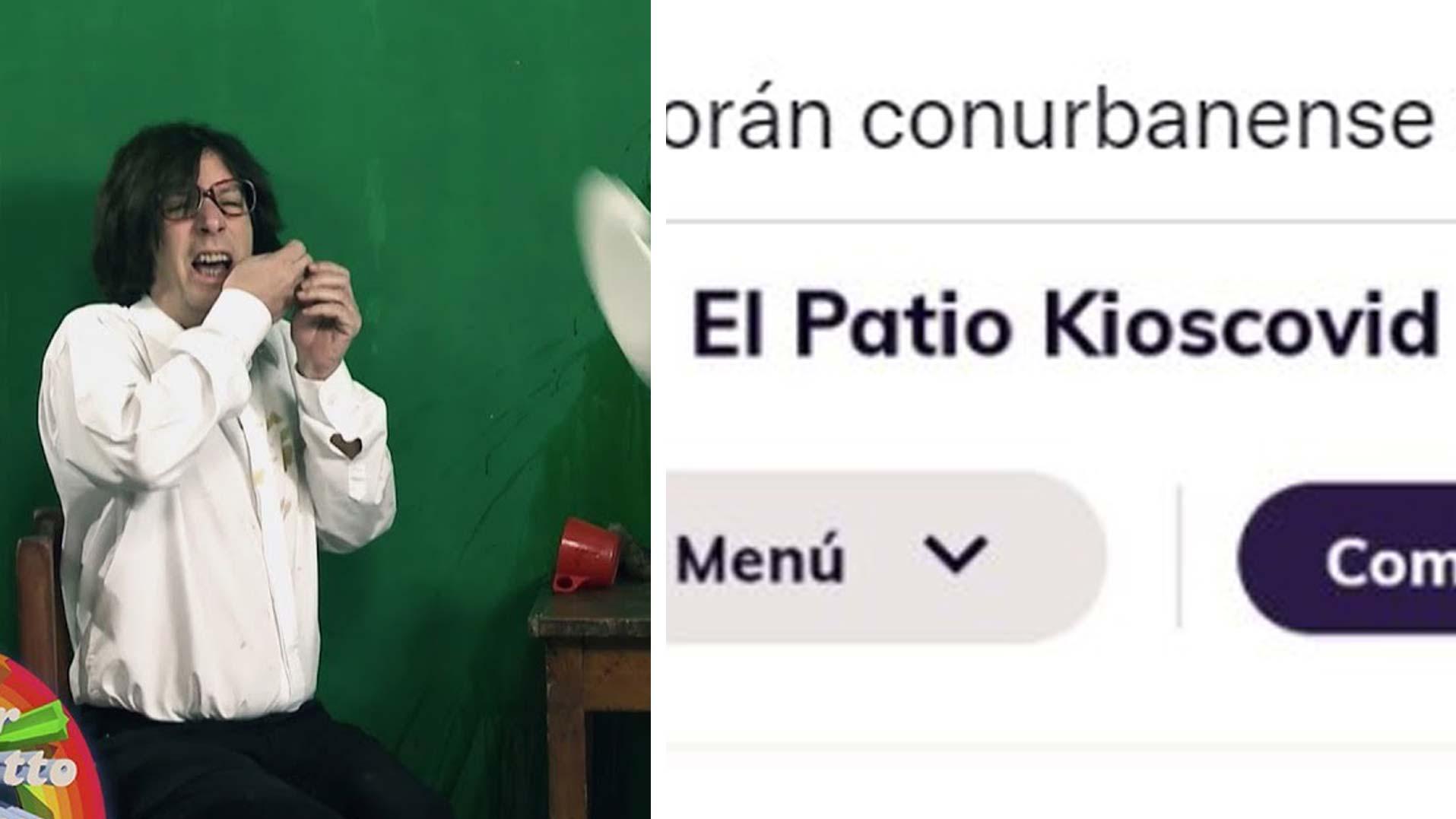 El Patio Kisocovid, tiene un menú similar a de la pizzería del sketch de Capusotto.