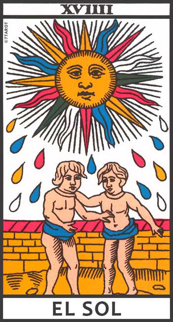 Arcano El Sol Tarot