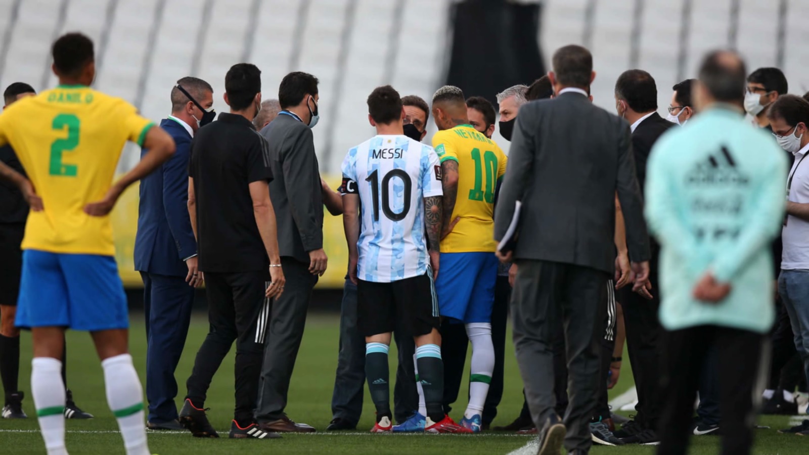 El partido entre Brasil y Argentina por las Eliminatorias fue suspendido en septiembre de 2021.