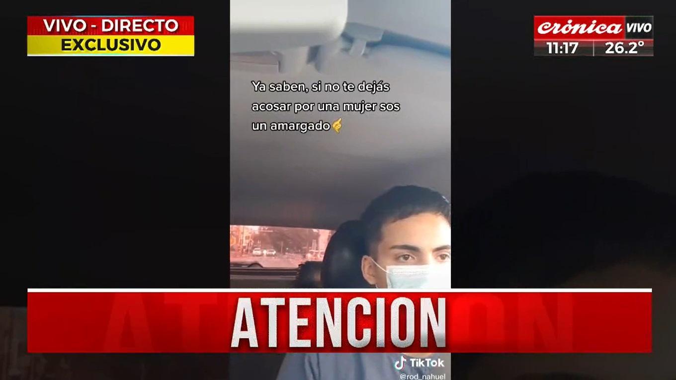  El joven conductor de una aplicación de viajes grabó a dos pasajeras que lo acosaron (Crónica HD).