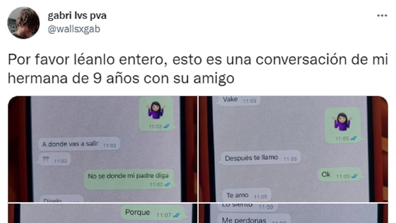 Un niño de nueve años le preguntó si quería ser su novia, ella lo rechazó y la intensa conversación se volvió viral.