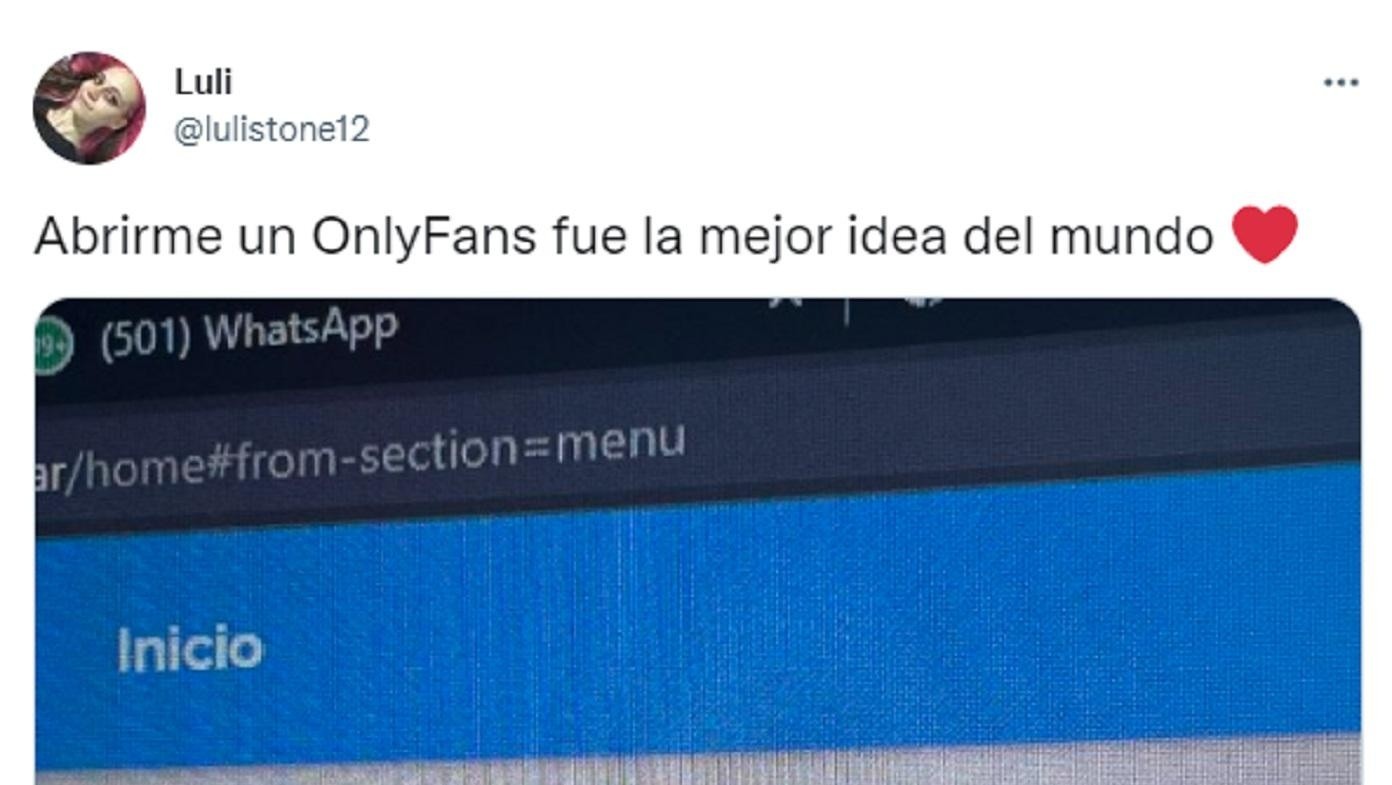 Dijo que se abrió una cuenta de OnlyFans, se volvió millonaria y viral en Twitter por una insólita razón.