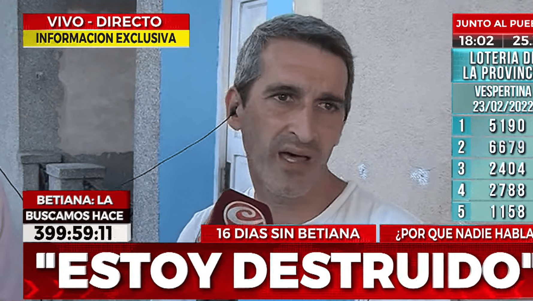 El hermano de Betiana Rossi volvió a haablar sobre la desaparición de su hermana (Crónica HD).