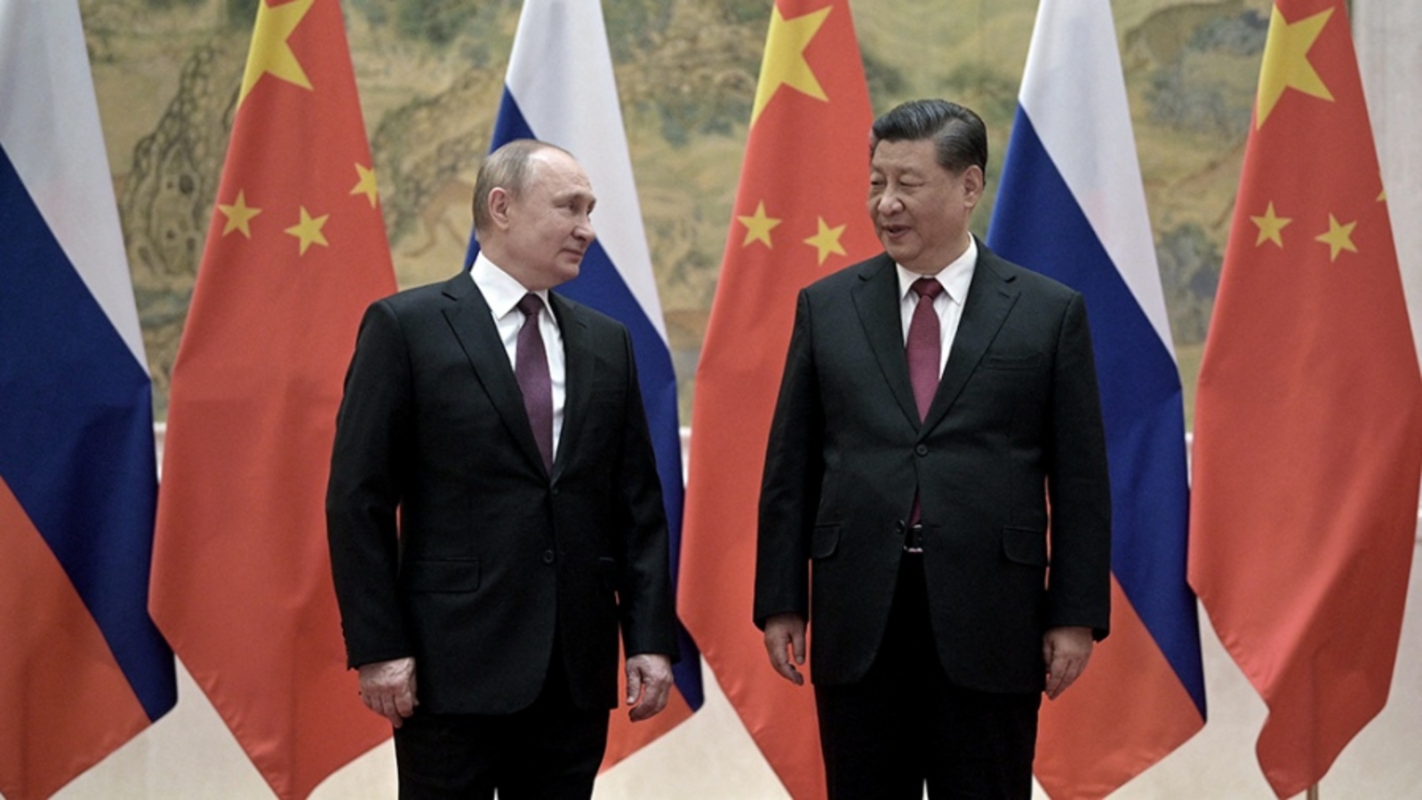 Vladimir Putin, presidente ruso, y Xi Jinping, líder del Gobierno chino, en el último encuentro cara a cara que tuvieron (AFP/Archivo).