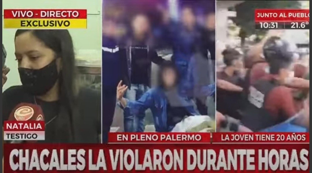 testigo violación en manada