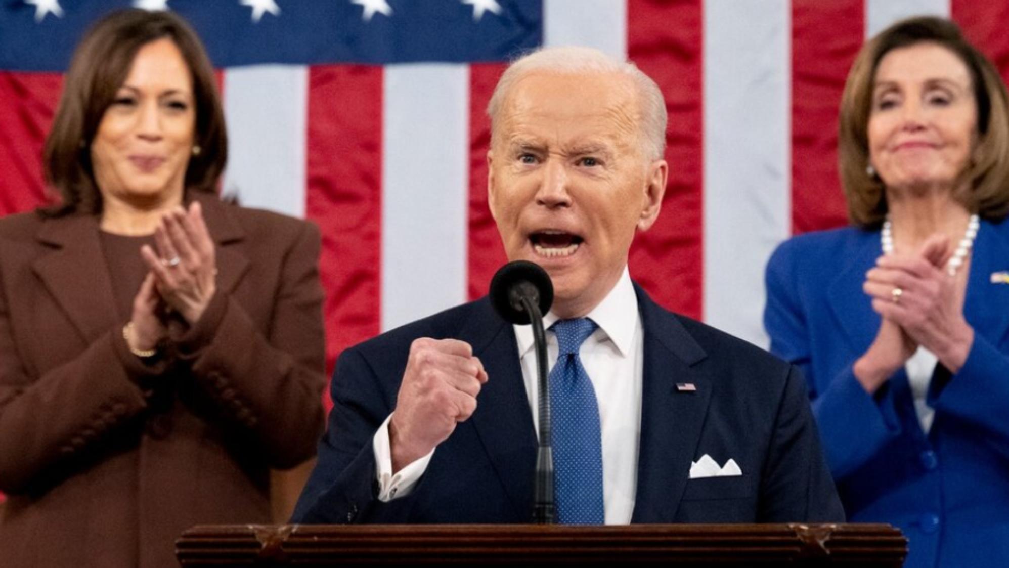 Biden, enérgico ante el Congreso estadounidense, aunque con algunas equivocaciones.