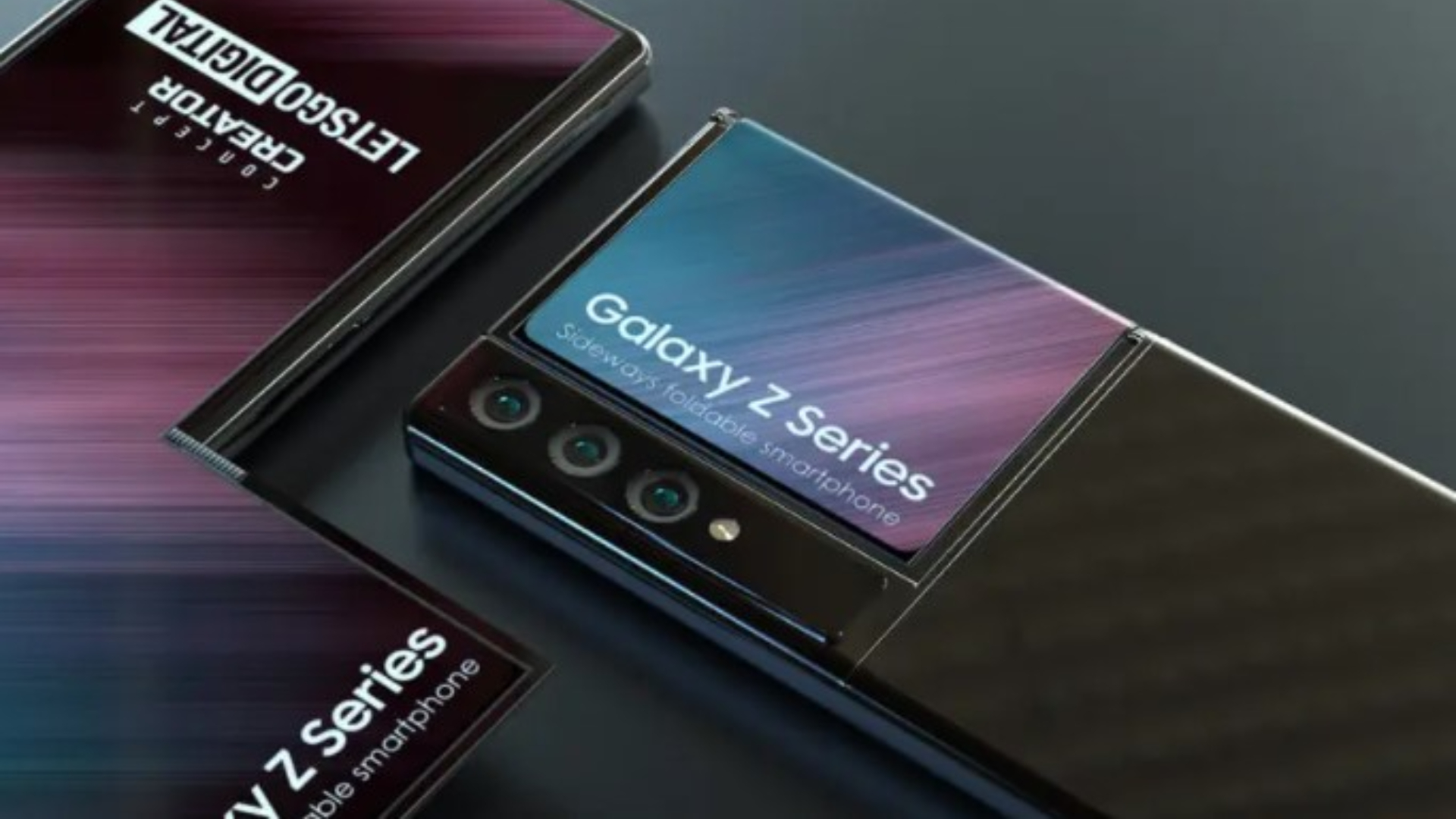 El nuevo diseño que planea Samsung para un futuro.