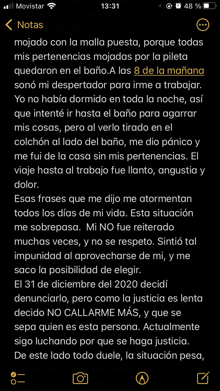 confesión chica abusada