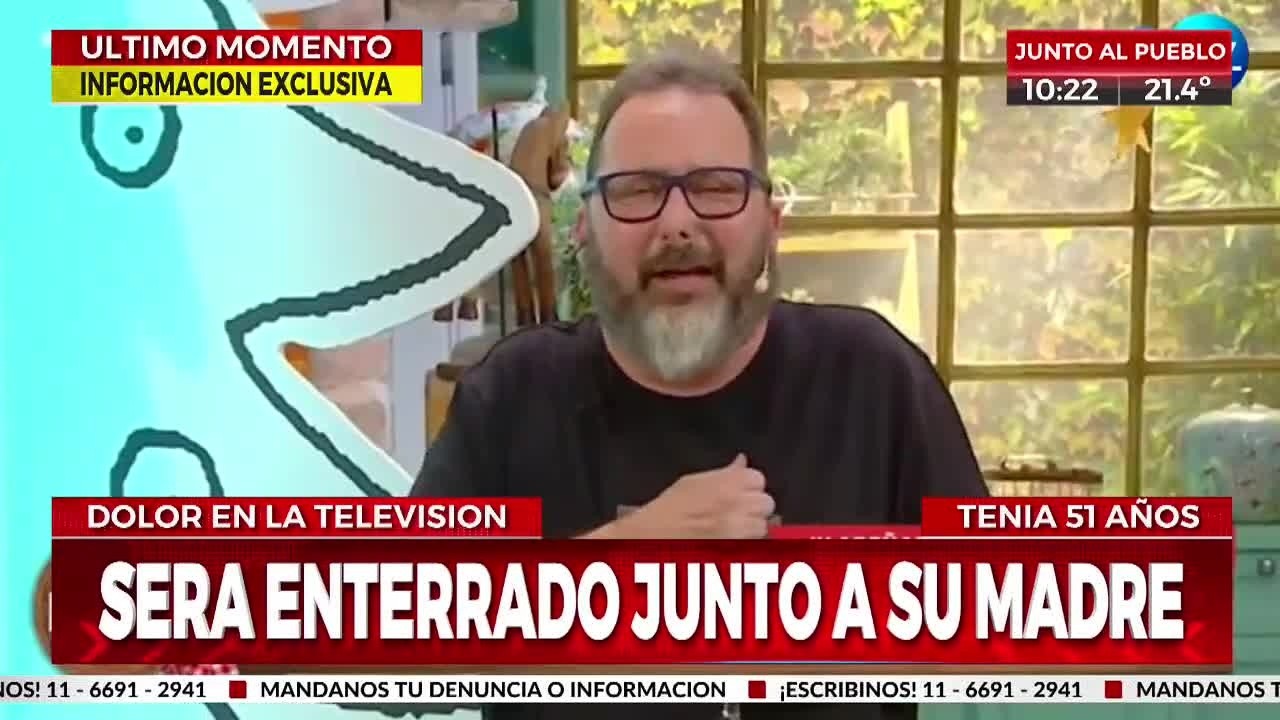 Gerardo Rozín, en su último discurso en televisión que emocionó a todos. 