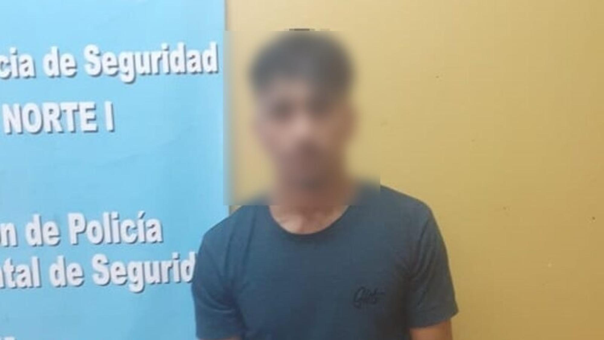 Este es el sujeto que fue apresado por haber ultrajado a la víctima.