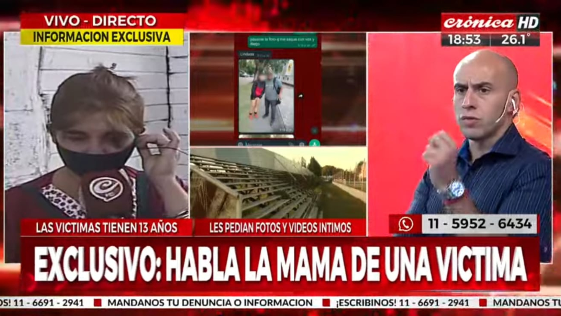 La madre de una de las víctimas habló con Crónica HD.