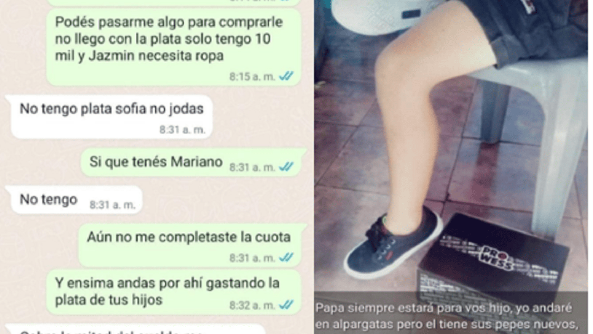 La mujer se enojo por lo sucedido y decidió publicar su reclamo.