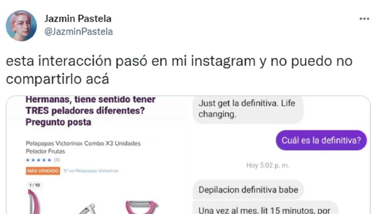 Una influencer y una seguidora tuvieron una extraña conversación que se volvió viral en Twitter.