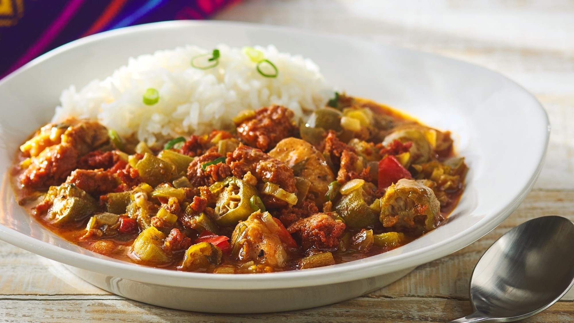 Gumbo, la tradicional receta del sur estadounidense.