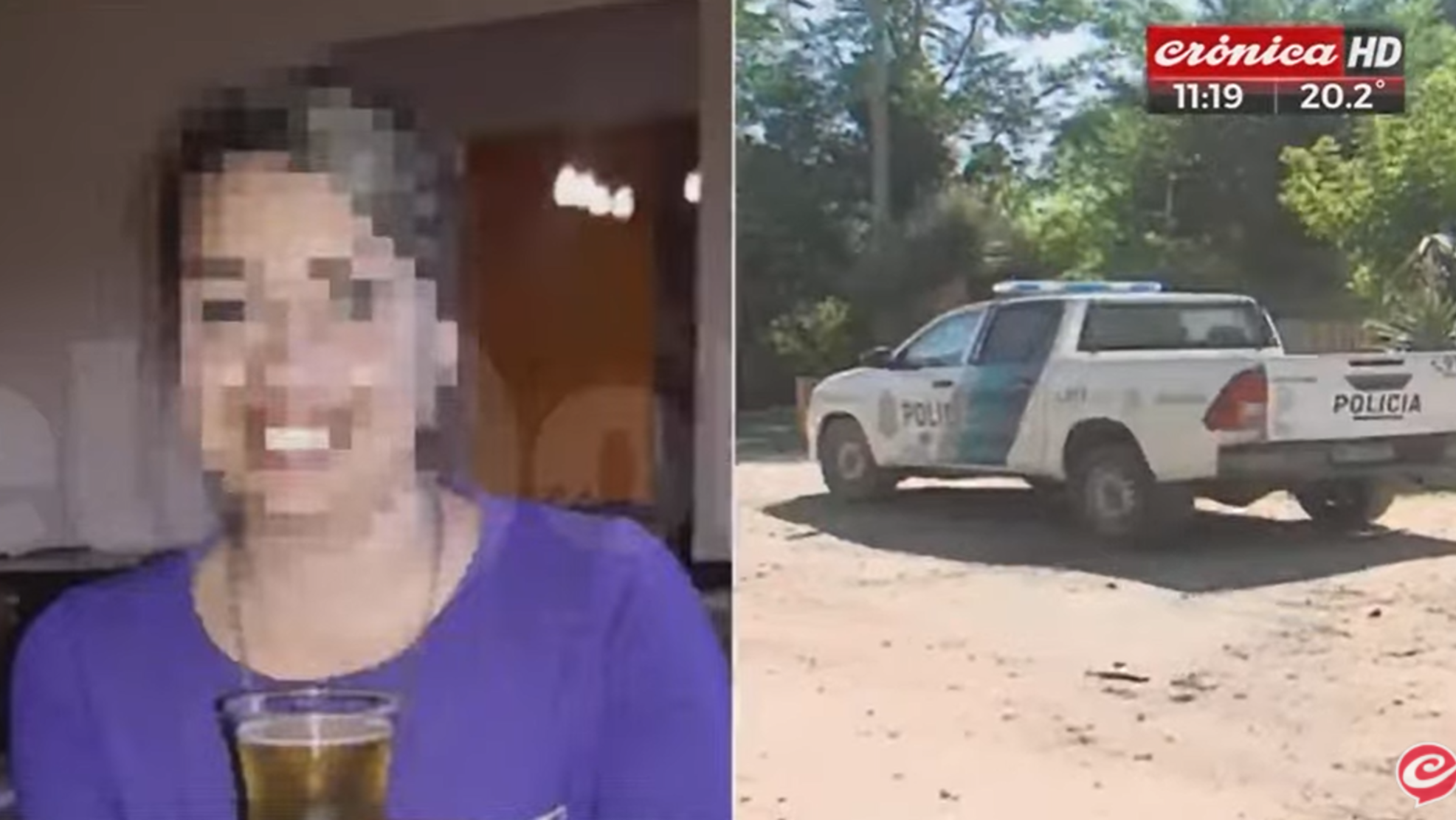 La mujer de 34 años quedó detenida tras haber sido acusado por el abuso sexual de su hija (Captura de pantalla). 