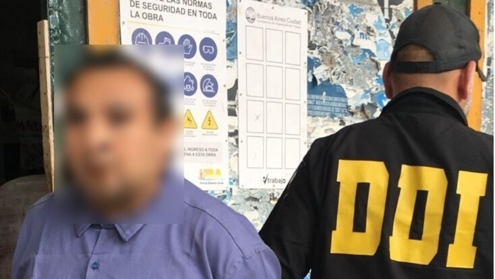 Este es el sujeto, de 40 años, que fue capturado por los investigadores policiales.