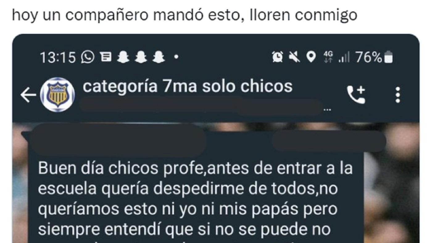 No podía pagar la cuota del club y cientos de personas se ofrecieron a pagarla para que no deje el fútbol (Twitter).