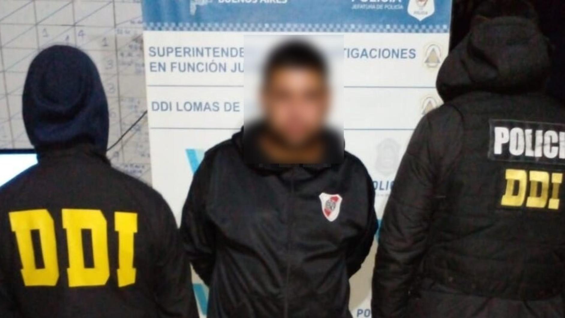 Este es el delincuente que fue capturado por los investigadores policiales.