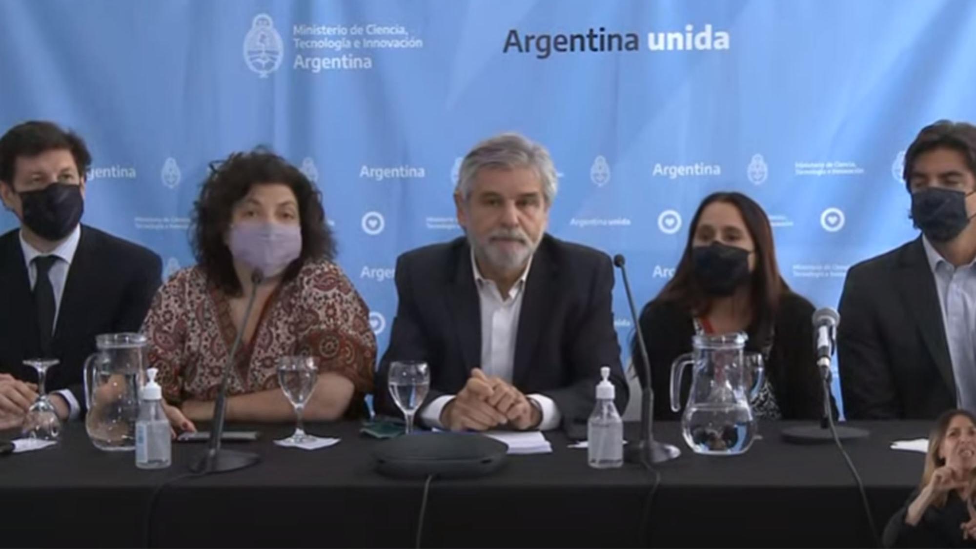 Así fue anunciada la creación de la vacuna argentina contra el Covid-19