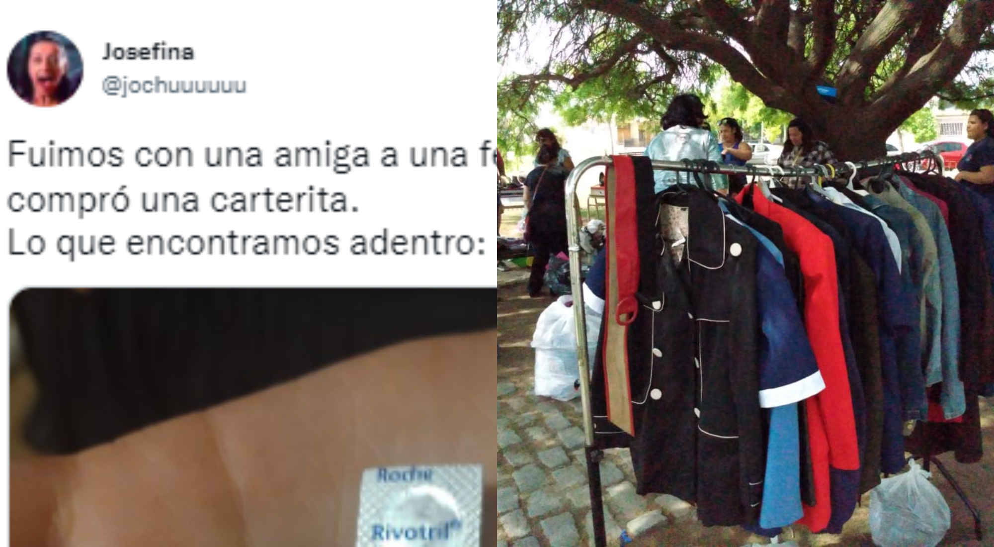 Dentro del bolso que compró se encontraba un fármaco.