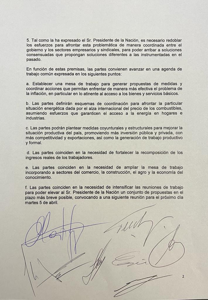 Documento Reunión Ministerio de Economía