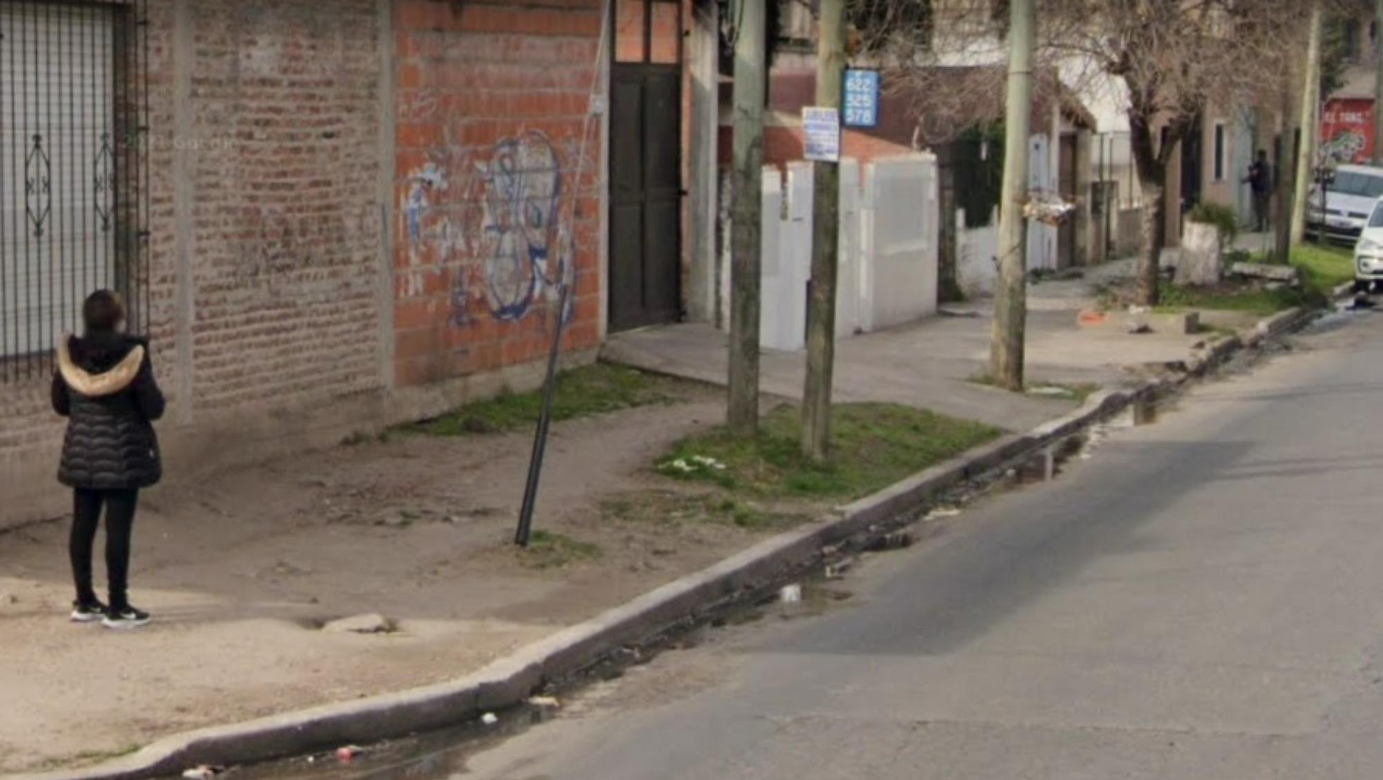 El episodio sucedió en esta esquina, ubicada en el oeste del conurbano bonaerense.