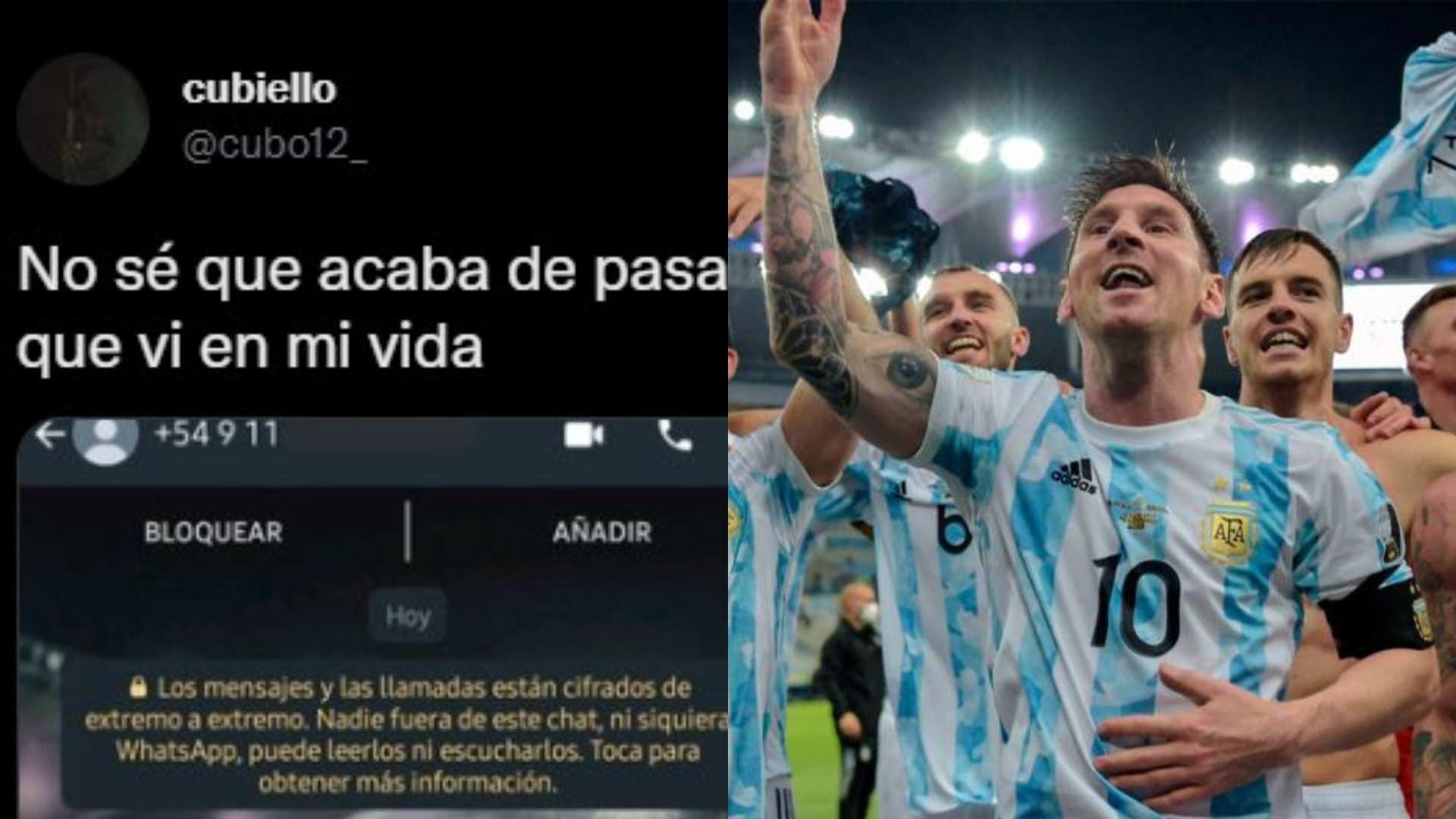 El inesperado mensaje sobre el Mundial que recibió un tuitero.