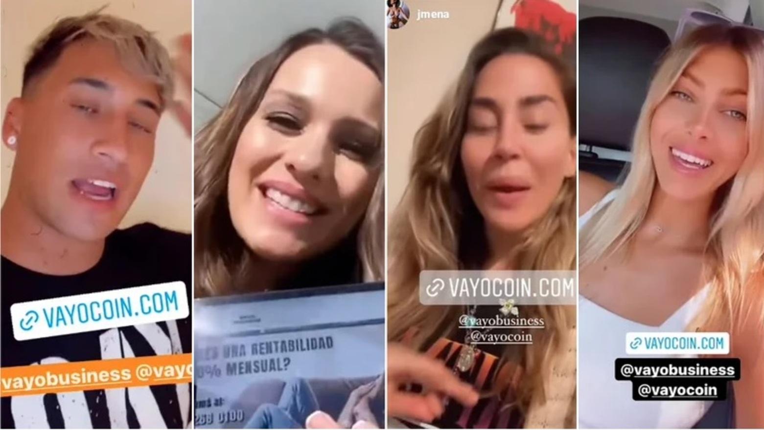 Distintas personalidades hicieron anuncios para el grupo en historias de Instagram.