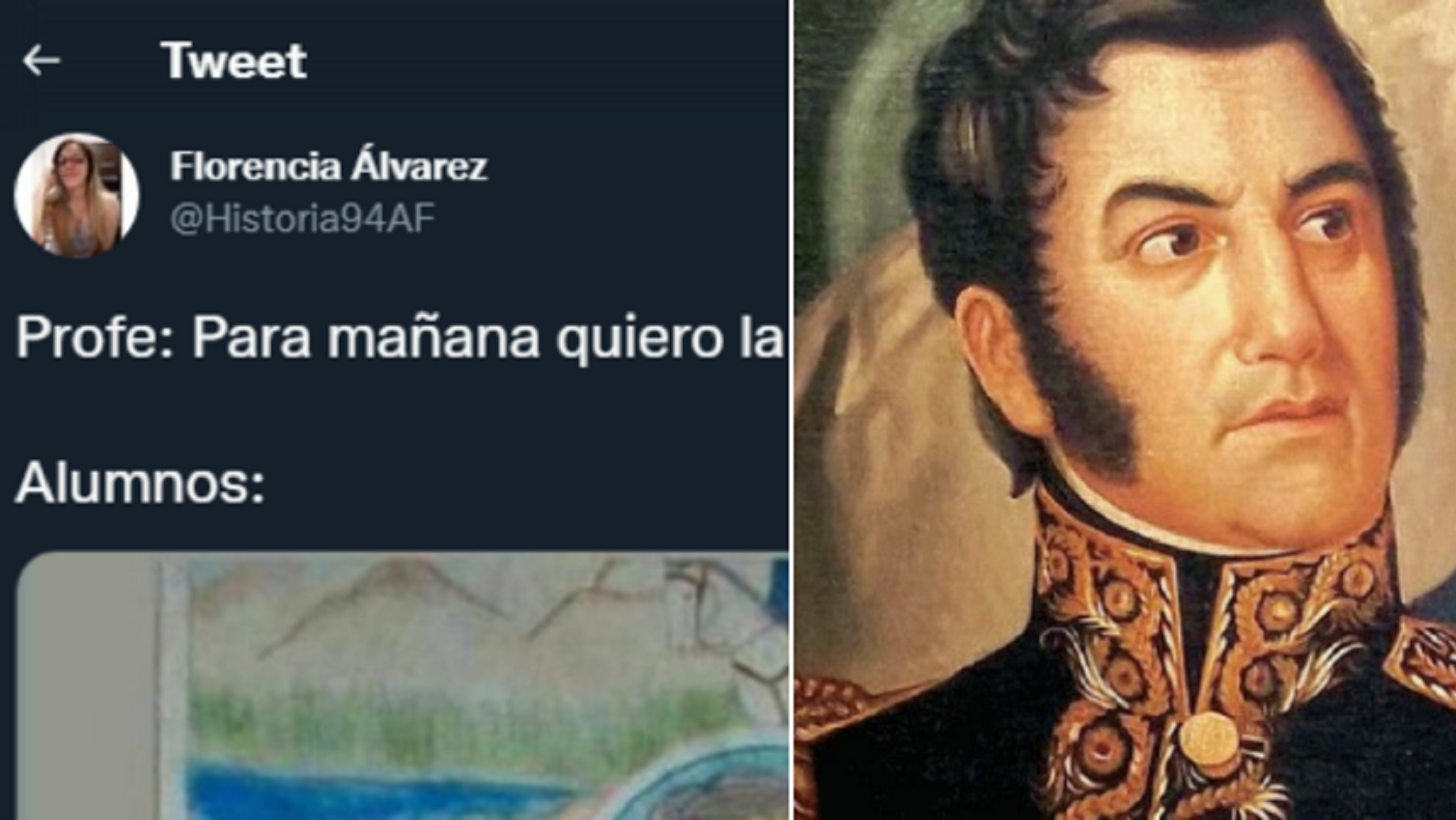 La docente publicó en Twitter la tarea de un alumno y se volvió viral.