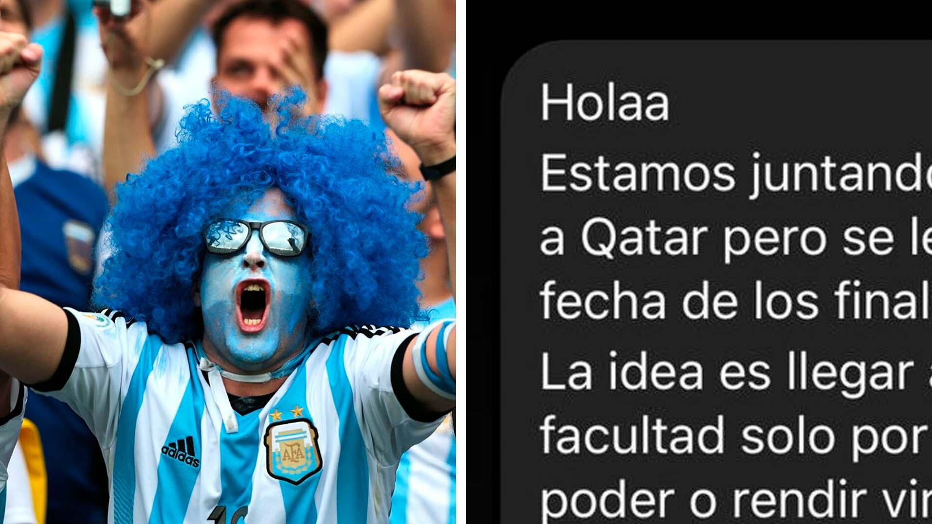 La petición de firmas de los alumnos para ir a alentar a la Selección a Qatar se volvió viral en Twitter.