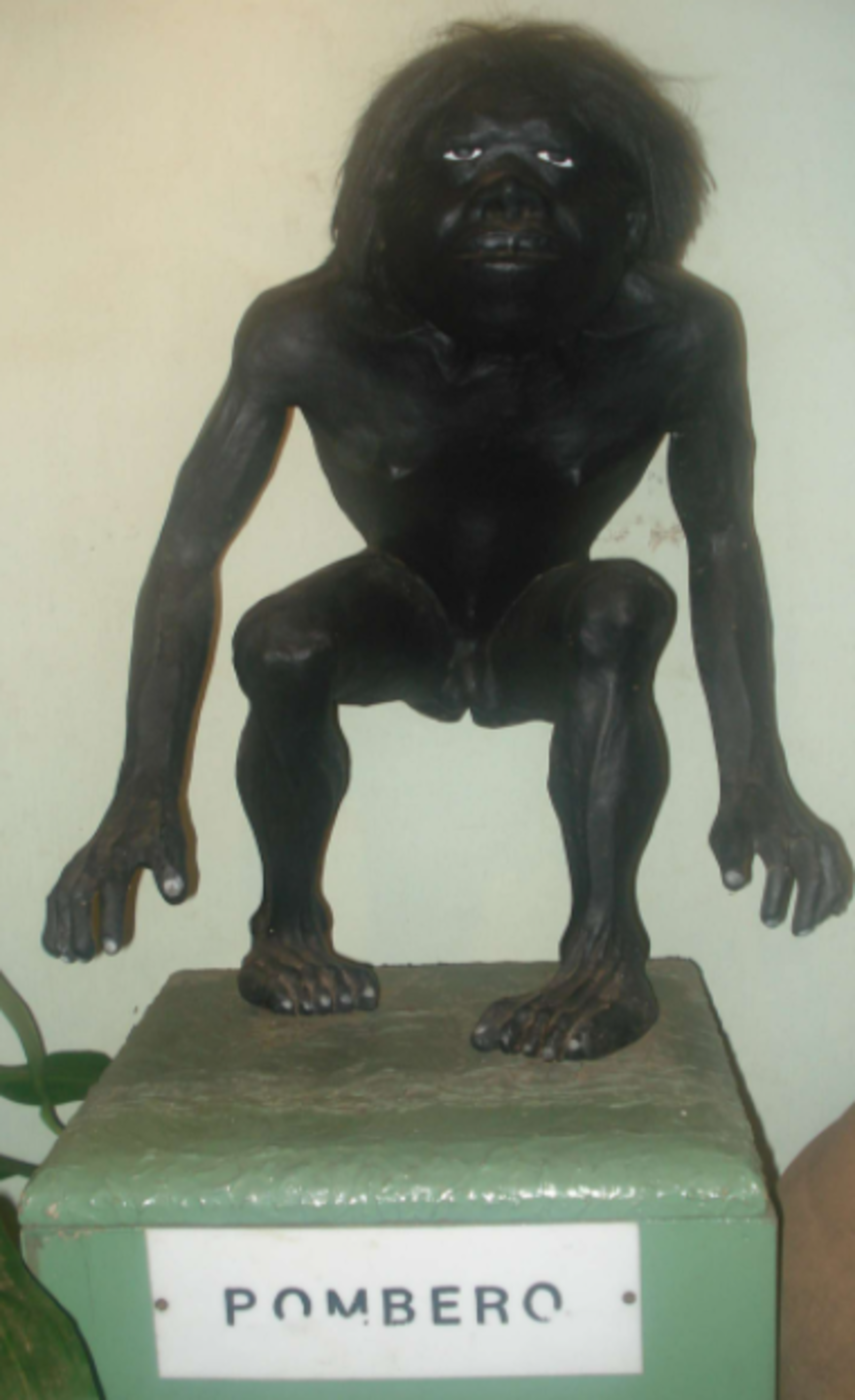 Escultura del 'Pombero'. 