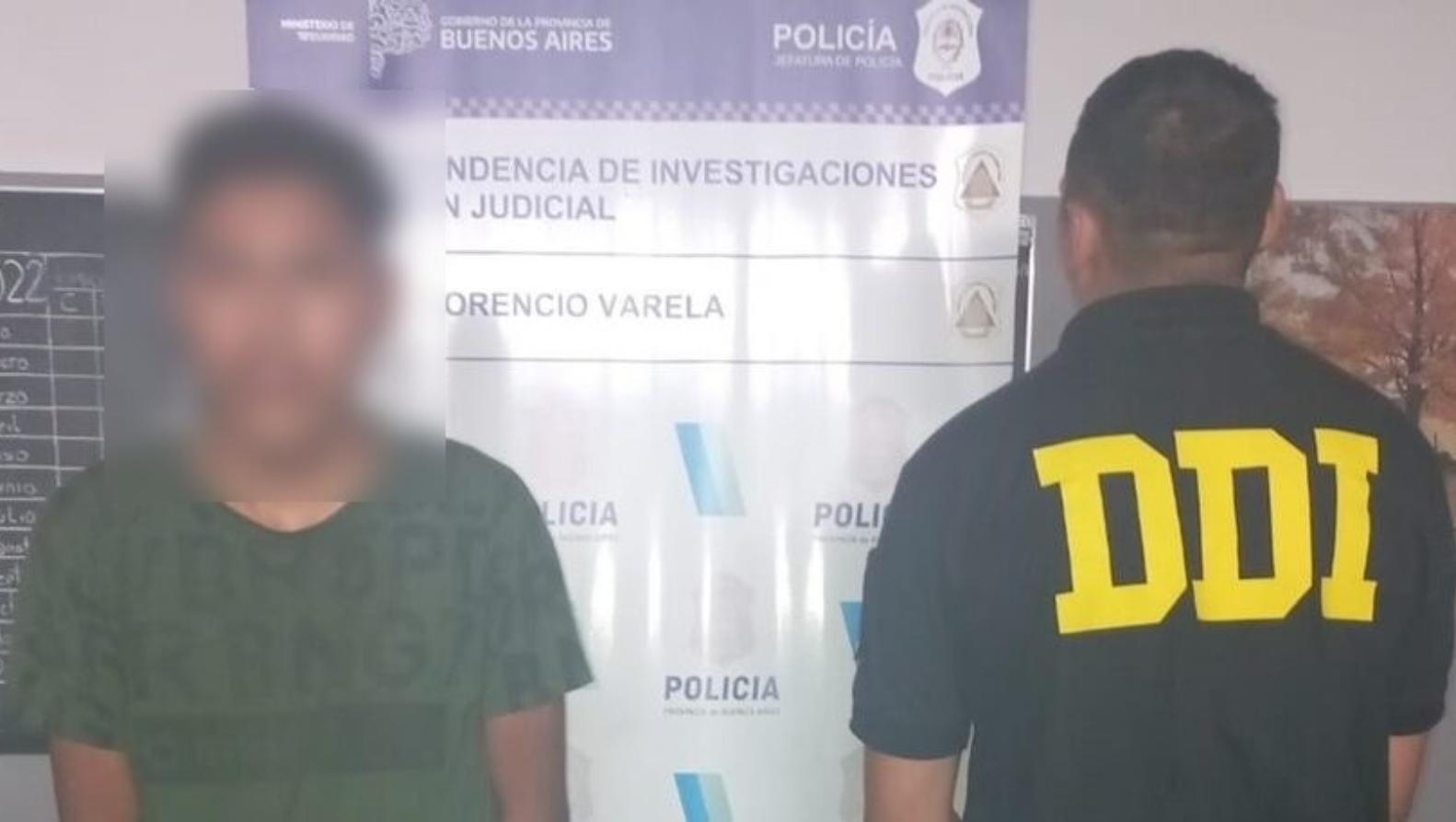 Este es el joven que fue capturado por los investigadores en el sur del Gran Buenos Aires. 