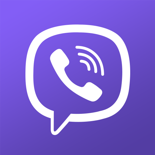 El logo oficial de Viber.