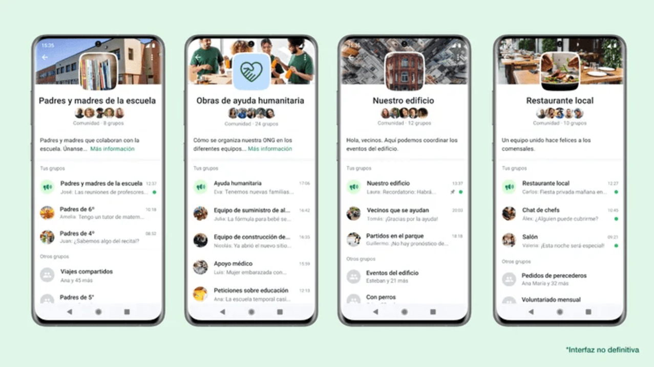 WhatsApp anunció la llegada de Comunidades.