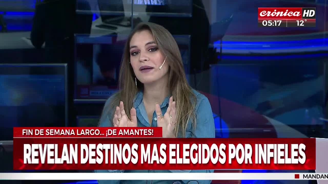 ¿Cuáles son los cinco destinos más elegidos de nuestro país? (Captura de TV).