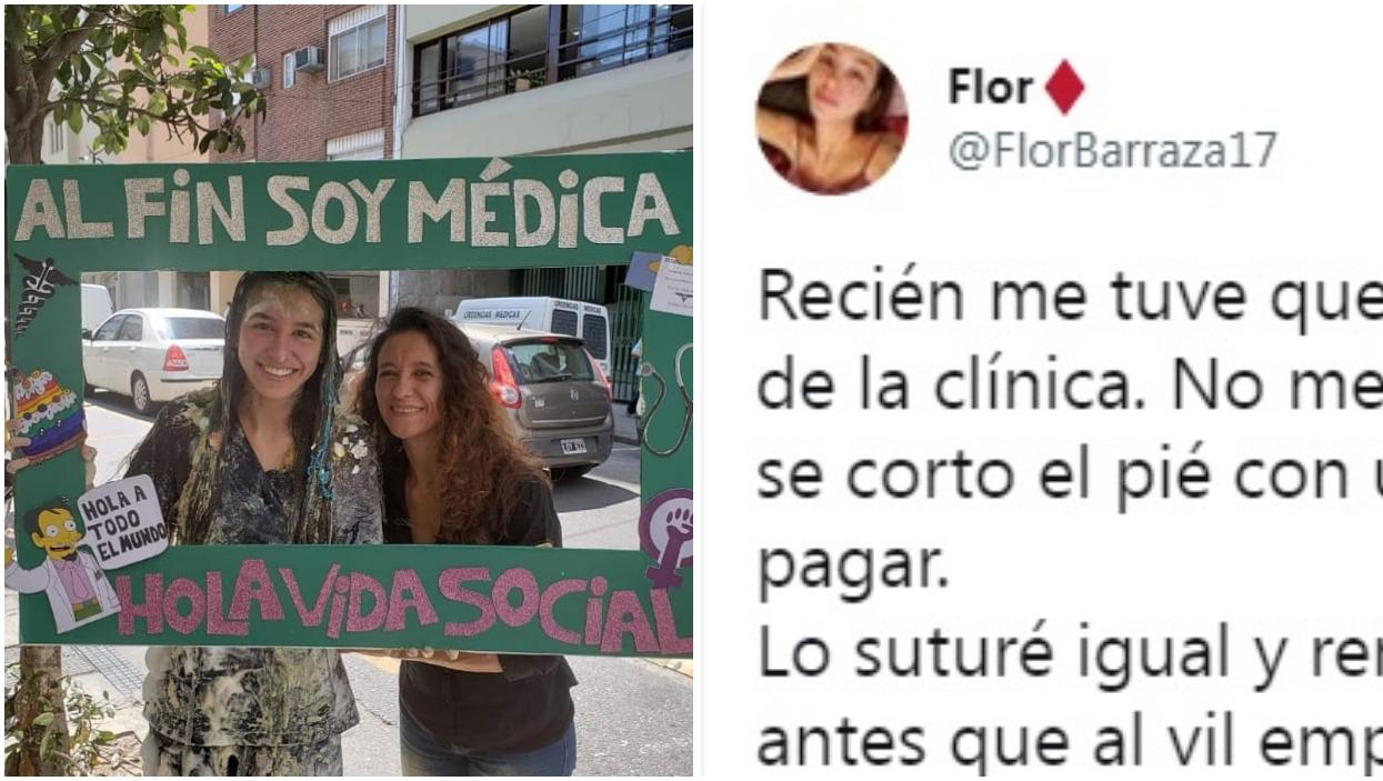 La joven médica ayudó al paciente y debió renunciar.