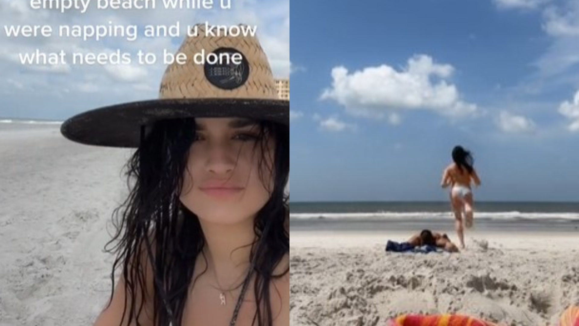 Una chica de TikTok se viralizó tras mostrar un hecho que la hizo sentir incómoda por un hombre en la playa.