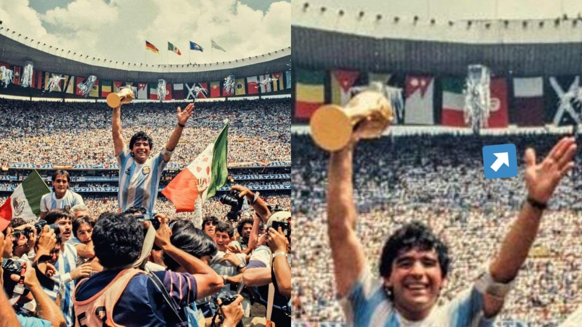 La foto de Maradona que avisa sobre el futuro de La Scaloneta.